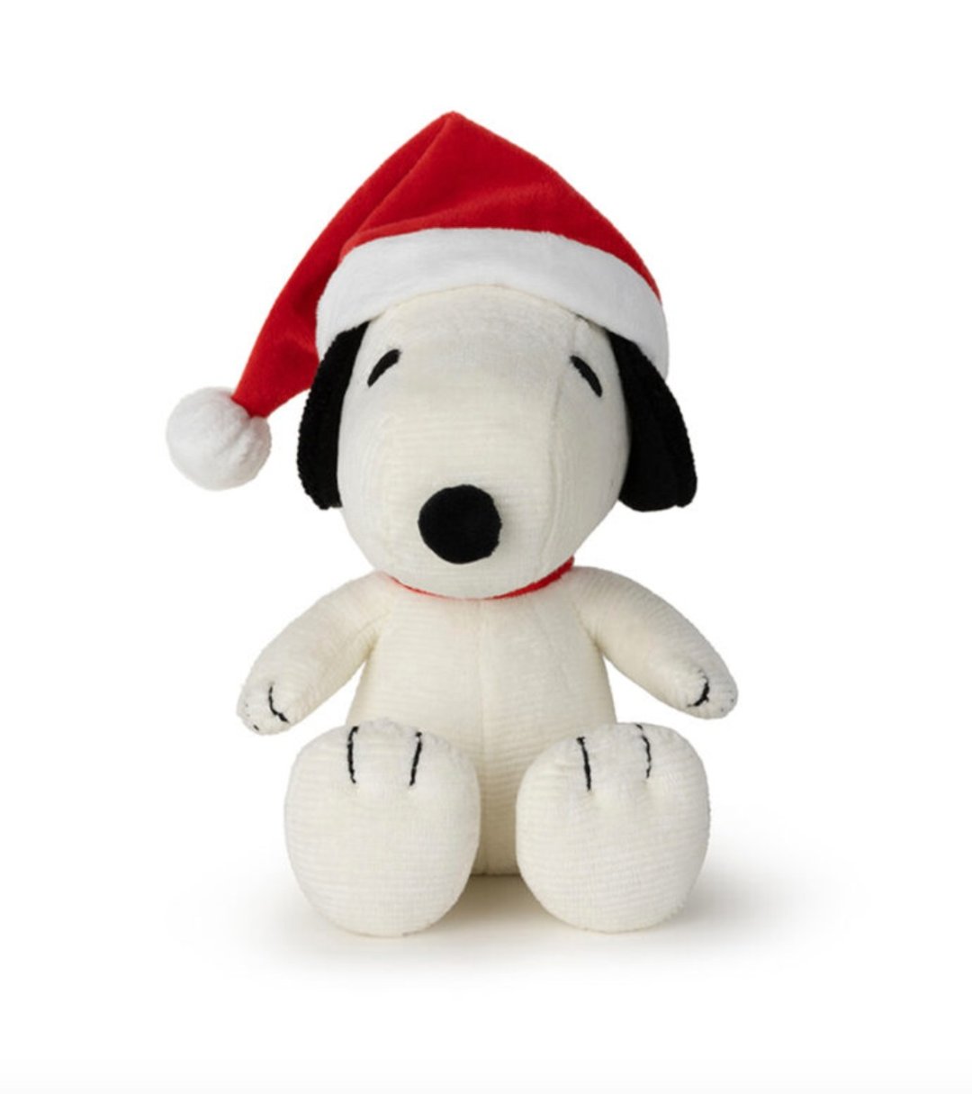 圣诞Snoopy 带着围巾坐着的史努比 - 玩具/玩偶 - 棉．麻 多色
