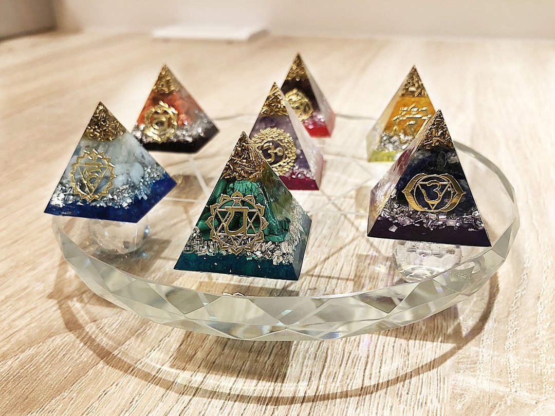 【手作奥刚石- 限量七星阵款】 平衡脉轮 回到内在小宇宙 - 摆饰 - 水晶 多色