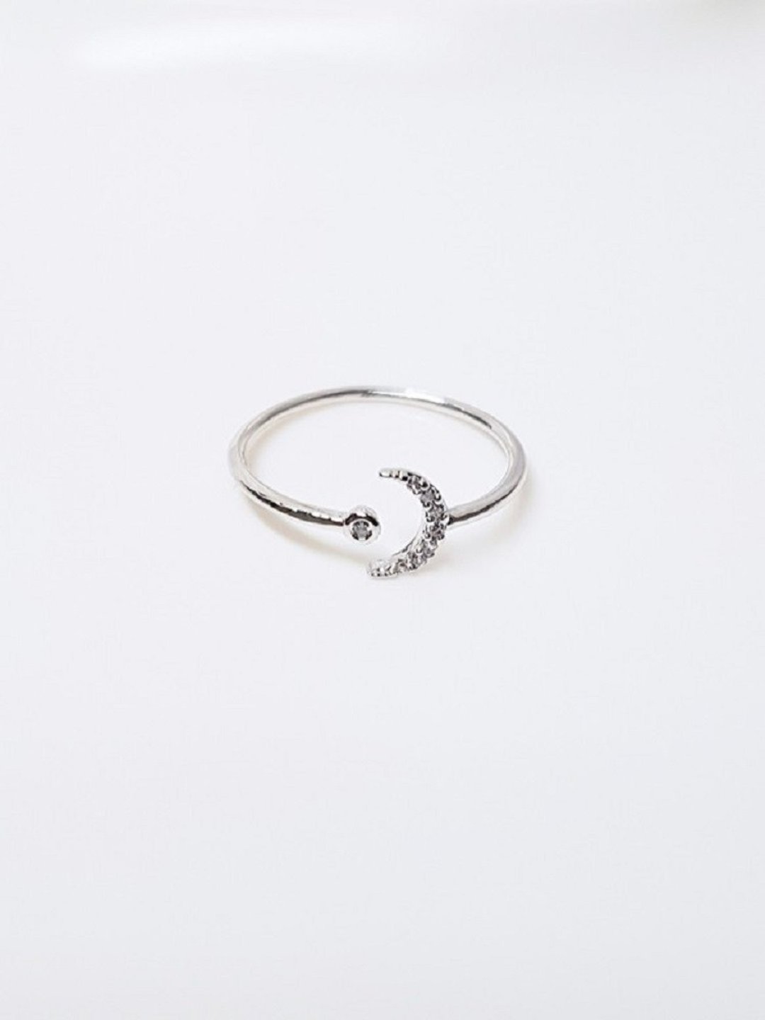 cz Diamond Free Size ring - 戒指 - 银 银色