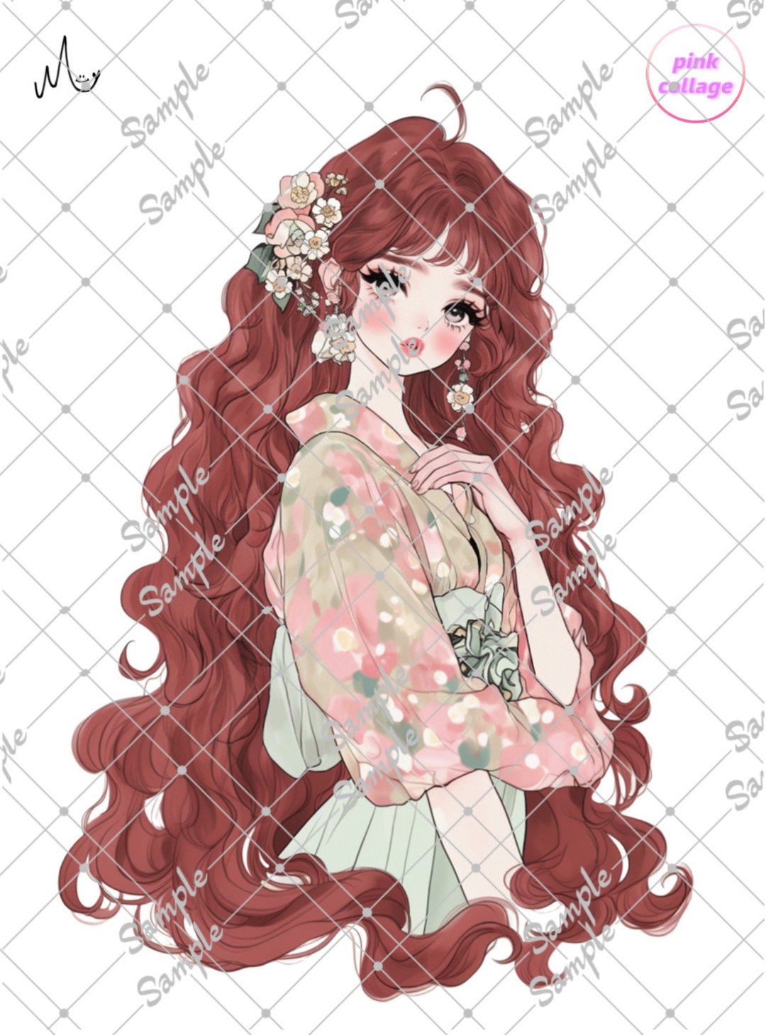 原创角色贴纸限量粉红系列，至9月10日 - 贴纸 - 纸 