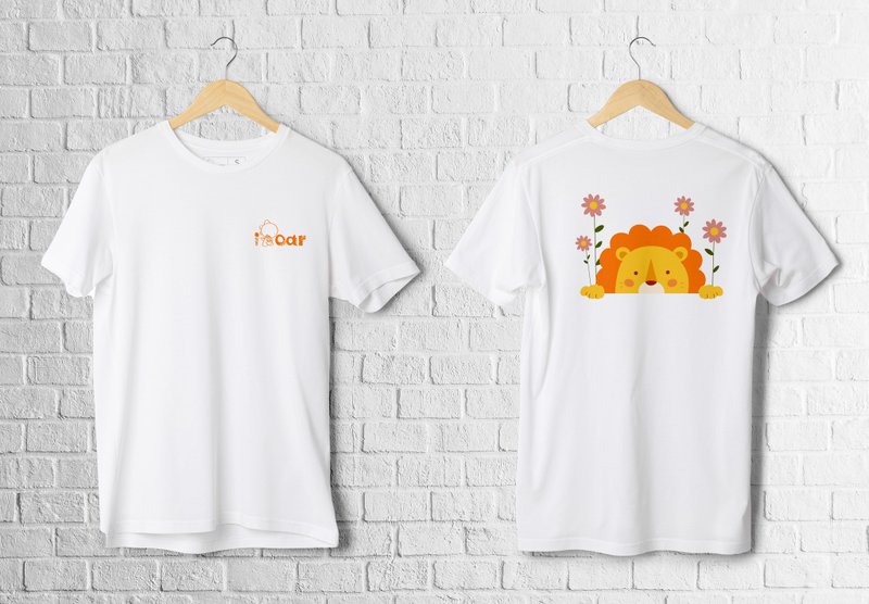 【I ROAR 】小狮子/厚磅棉T/潮流可/订制 - 男装上衣/T 恤 - 棉．麻 