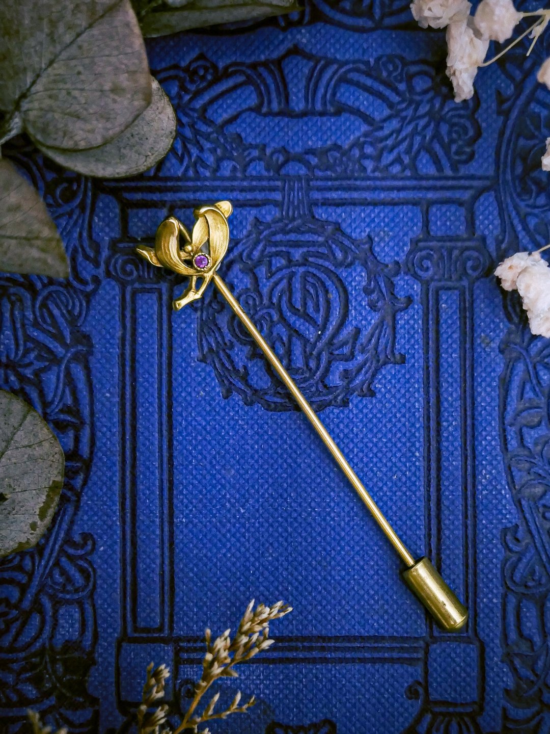 FIX 槲寄生百年帽针长别针—欧洲古董首饰 Vintae Jewelry - 胸针 - 其他金属 