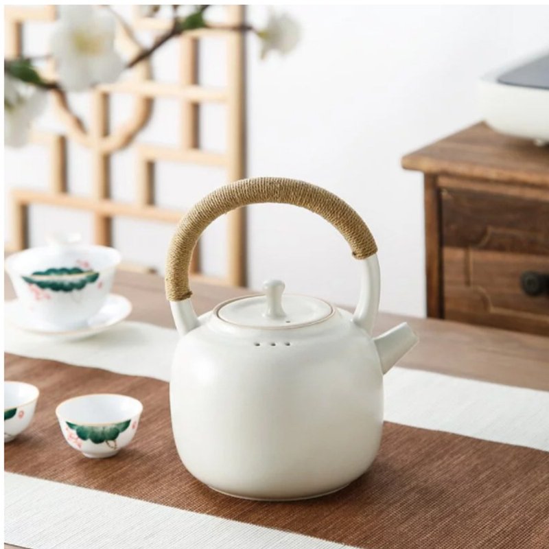 LINKIFE 白瓷系列 直火加热 日式提壶茶壶 (1200ml) - 茶具/茶杯 - 瓷 