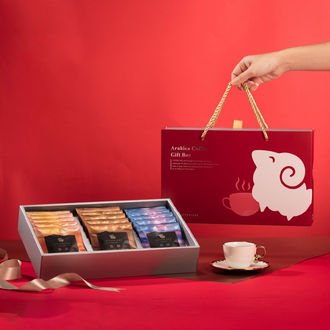 COFFEELAND | 经典礼盒-15入滤挂咖啡-金典款(橘韵/蓝调/焦糖) - 咖啡 - 新鲜食材 蓝色