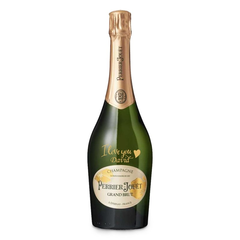 定制Perrier Jouet | 2024 Valentine's Day 文字雕刻礼物 - 酒类 - 玻璃 