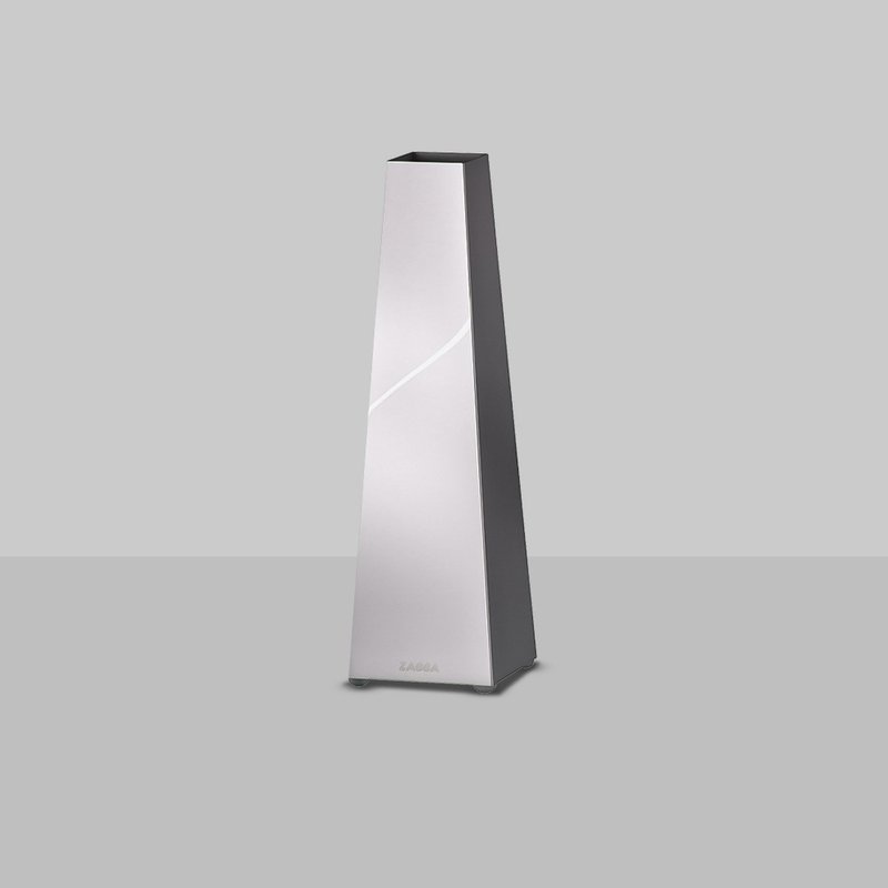 ZACCA - SOLITUDE 造型花瓶 - 花瓶/陶器 - 不锈钢 银色