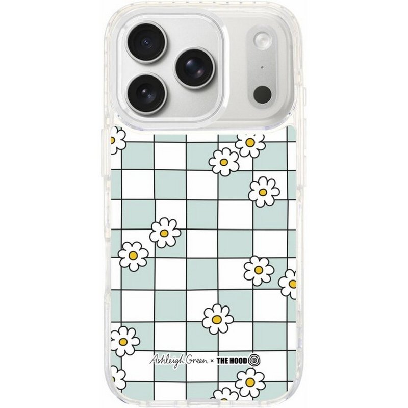 蓝色格子图案 iPhone17 Pro Max / Air 透明/磁吸磁换式手机殻 - 手机壳/手机套 - 塑料 多色