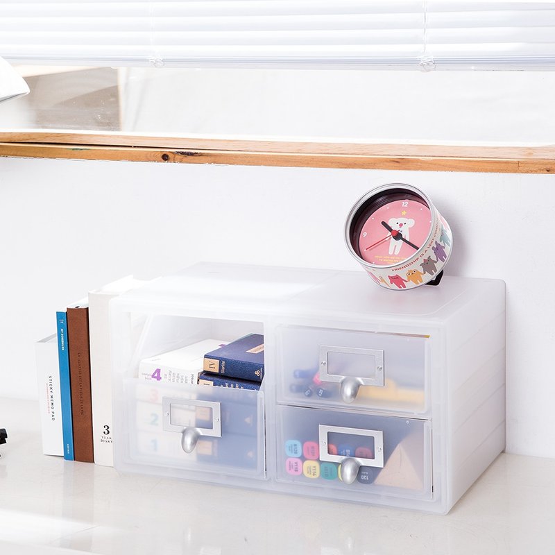 【福利品出清5折】LITEM 里特 桌上系统收纳整理盒(雾面) - 收纳用品 - 塑料 透明