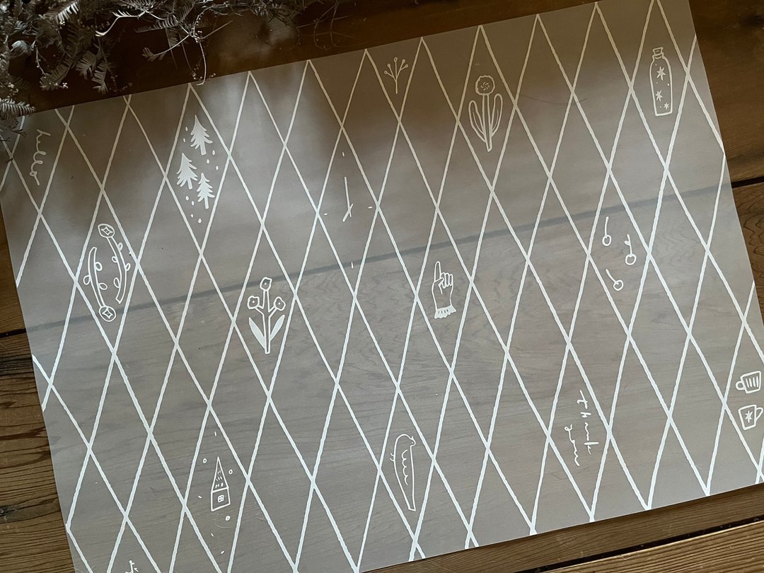 线与框的模样 Appearance of lines and frames - 包装纸 - 其他 - 纸 