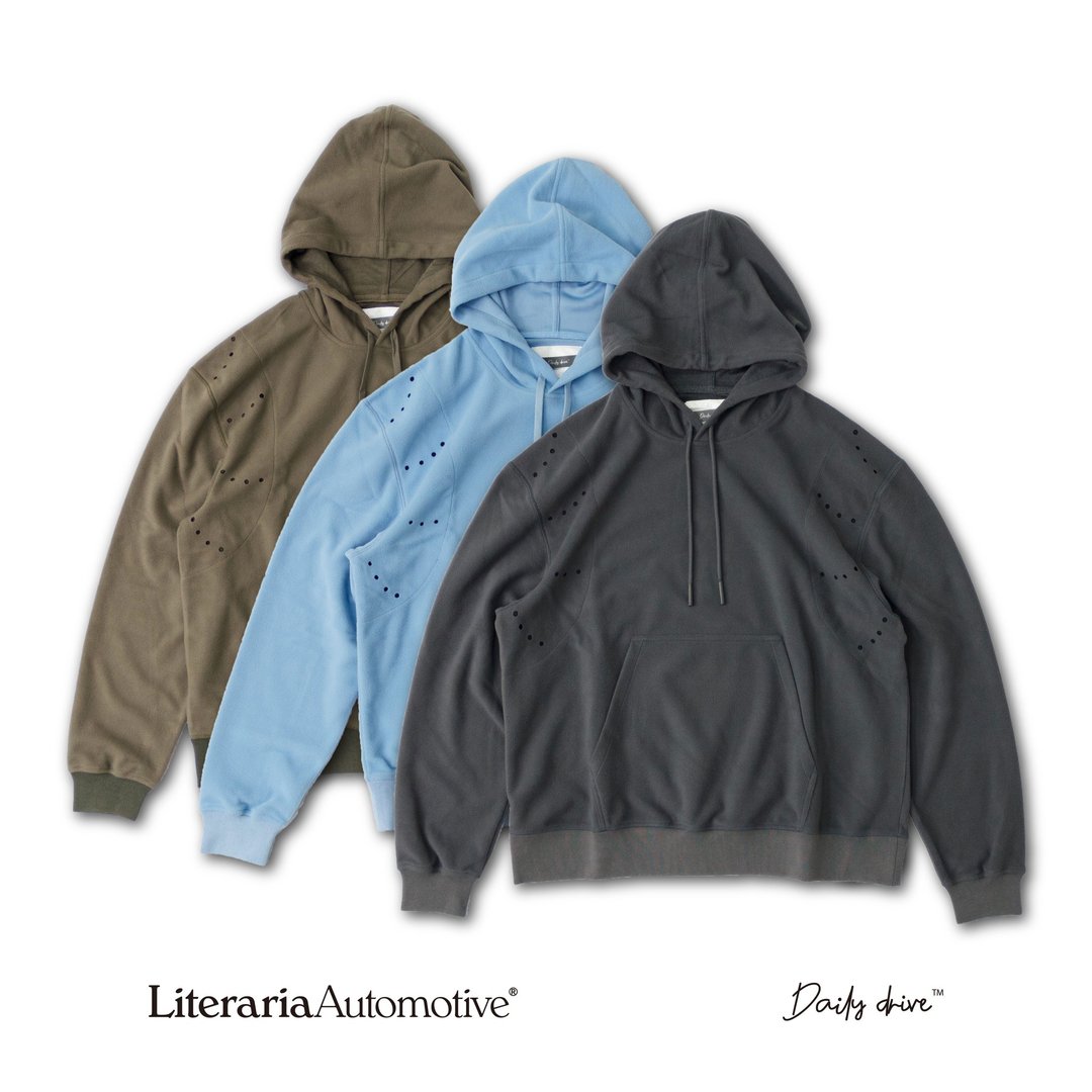 打孔摇粒绒帽T 连帽衫 Drilled Fleece Hoodie - 中性连帽卫衣/T 恤 - 其他材质 多色