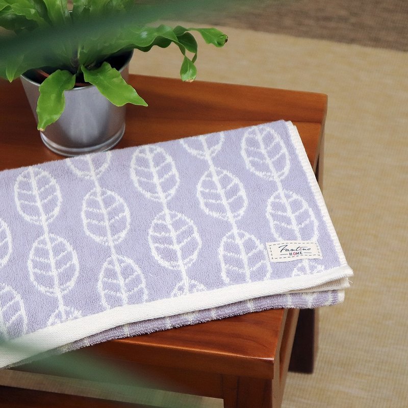 已售完。厚质手感色纱百分百棉吸水毛巾-藕紫灰 - 毛巾浴巾 - 棉．麻 灰色