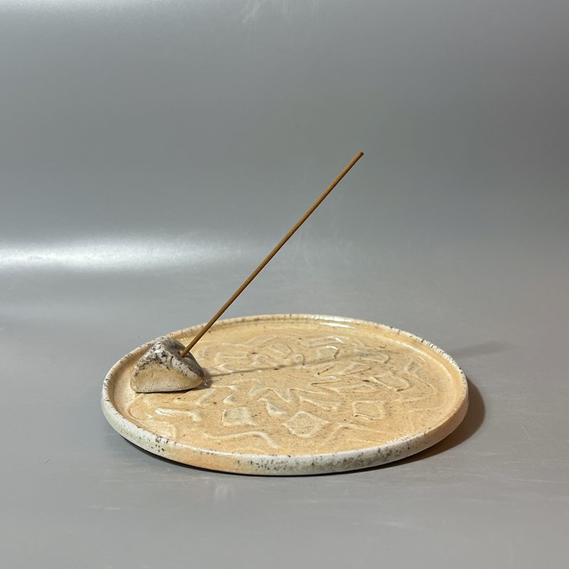 柴烧香盘香插 / 香道 / 小平凡手作 - 茶具/茶杯 - 陶 