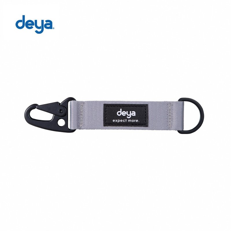 deya 时尚锁圈-灰色 - 钥匙链/钥匙包 - 聚酯纤维 灰色