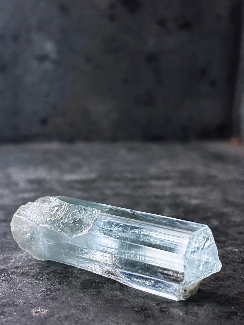 巴基斯坦 海蓝宝 原矿原石 喉轮 - 摆饰 - 宝石 