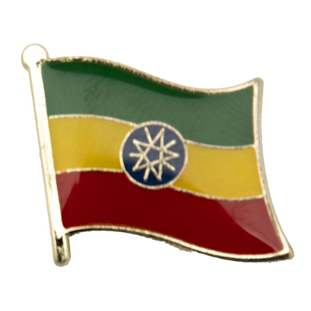 ETHIOPIA  伊索比亚国徽徽章 游行 国家胸针 国徽配饰 选举 爱国 - 胸针 - 其他材质 多色