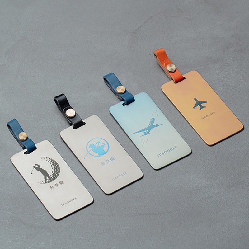 纯钛行李吊牌 - 行李吊牌 - 其他金属 多色