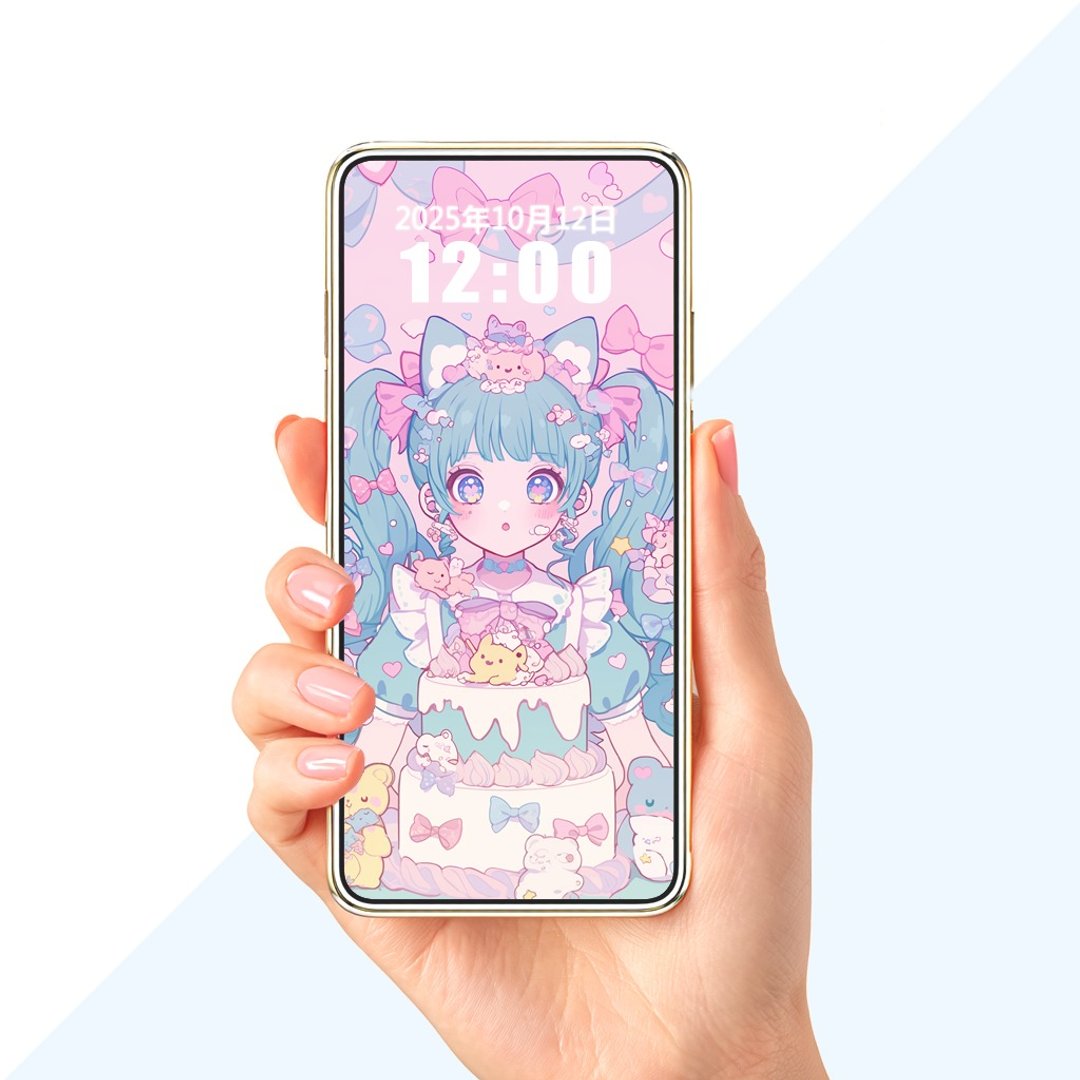 女孩梦游星球插画桌布集 - 电子手绘真人画像/绘画/插画 - 其他材质 