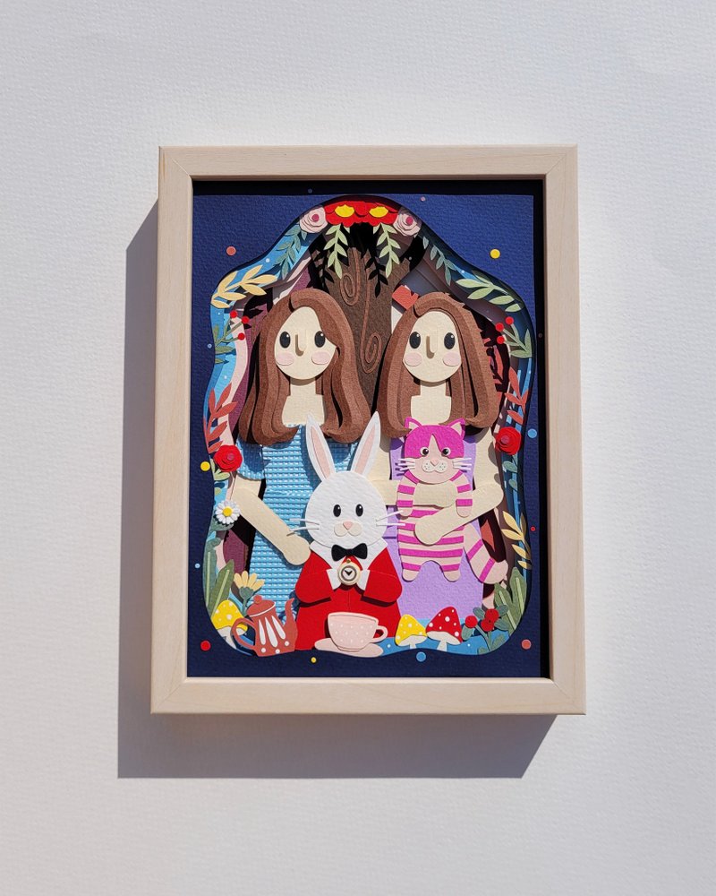 Layered custom papercut frame: congratulations theme. - 画框/相框 - 纸 