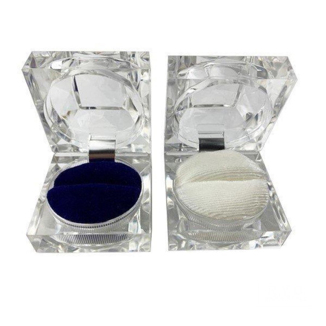 case crystal clear ring 2color - 收纳用品 - 塑料 白色