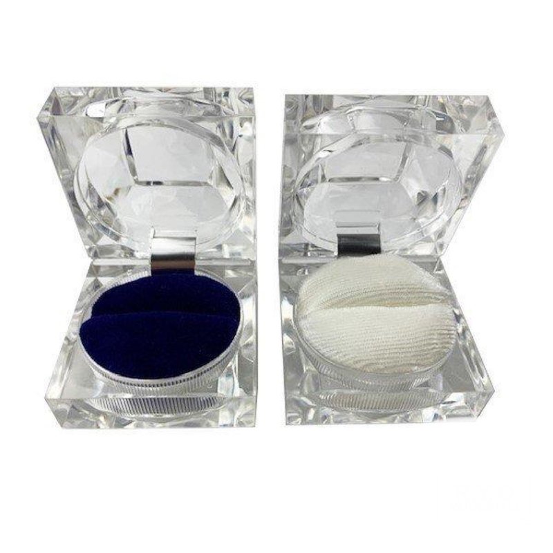 case crystal clear ring 2color - 收纳用品 - 塑料 白色