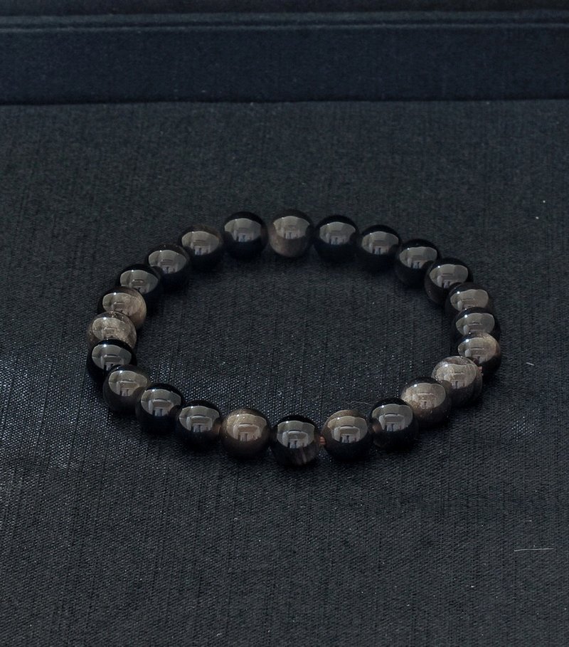 银曜石 8mm 水晶手链 ( HKA8051 ) - 手链/手环 - 水晶 