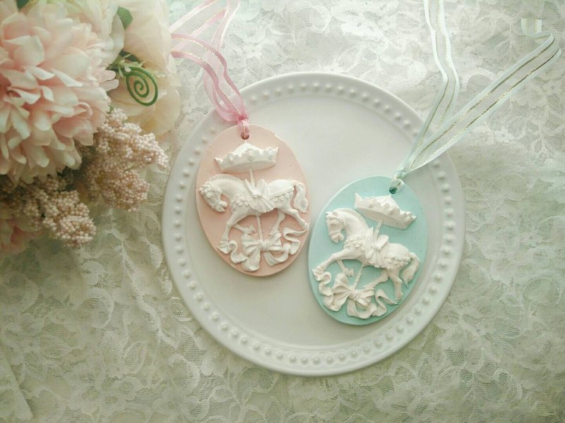 旋转木马扩香石 - 香薰/精油/线香 - 其他材质 多色