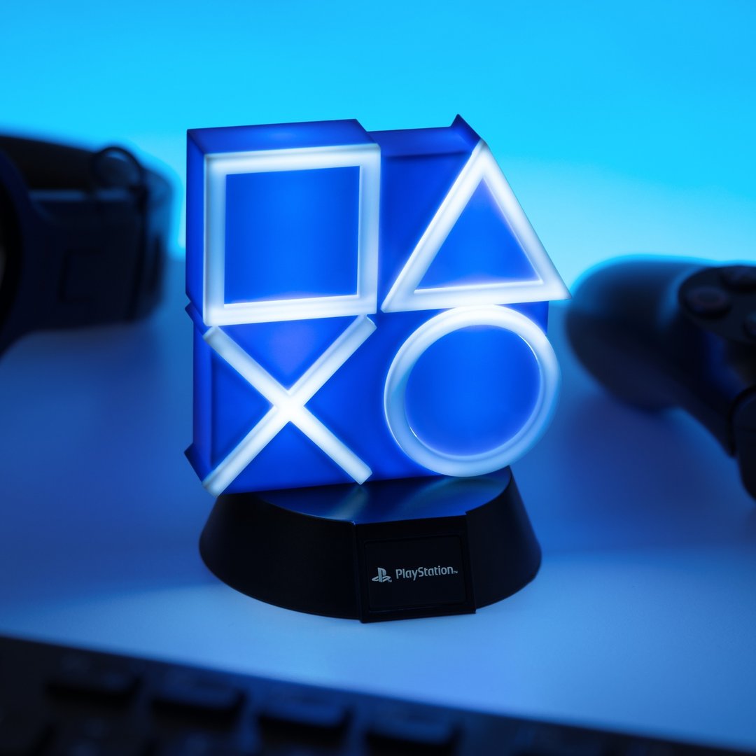 【Playstation配件】官方授权Playstation 5标志 XS 小夜灯 - 灯具/灯饰 - 塑料 蓝色