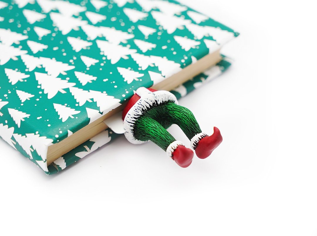 Christmas Thief bookmark - 书签 - 塑料 绿色