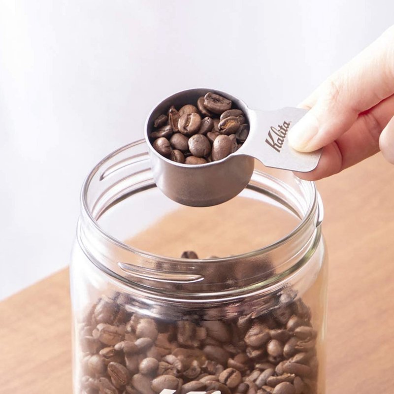 【日本】Kalita TSUBAME 不锈钢豆匙 银色 短柄款 (约10g) - 咖啡壶/周边 - 不锈钢 银色