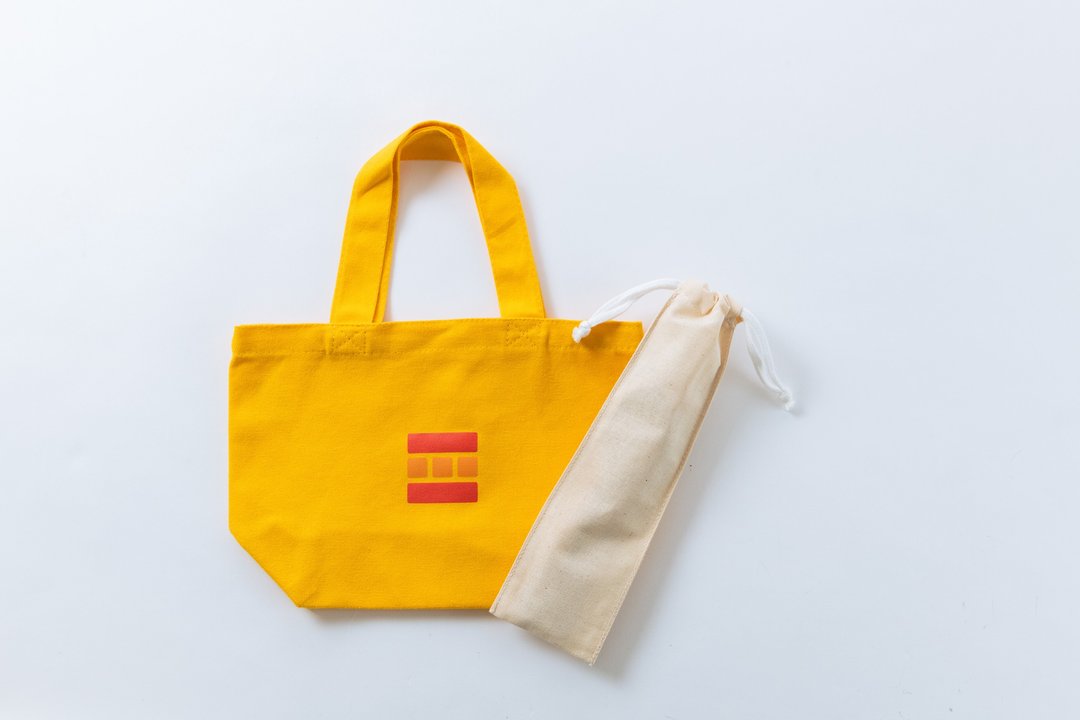 四食五号早餐店 - 便当袋-帆布包-便当袋-帆布包 手提袋 便当袋 - 手提包/手提袋 - 棉 黄色