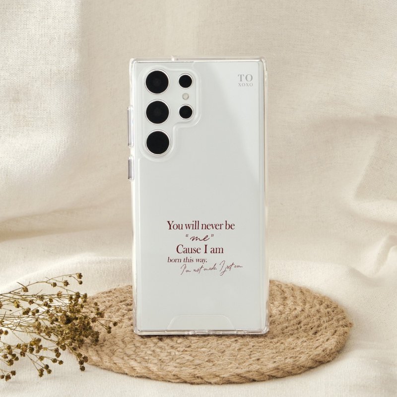 Born This Way防摔透明SAMSUNG手机壳 - 手机壳/手机套 - 塑料 多色