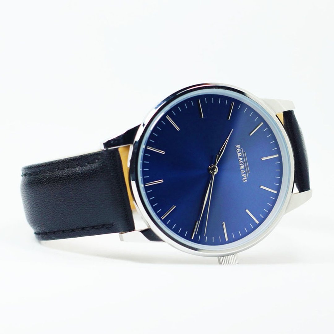 Minimal Watches - The 42 Series /Silver Black - 男表/中性表 - 不锈钢 银色