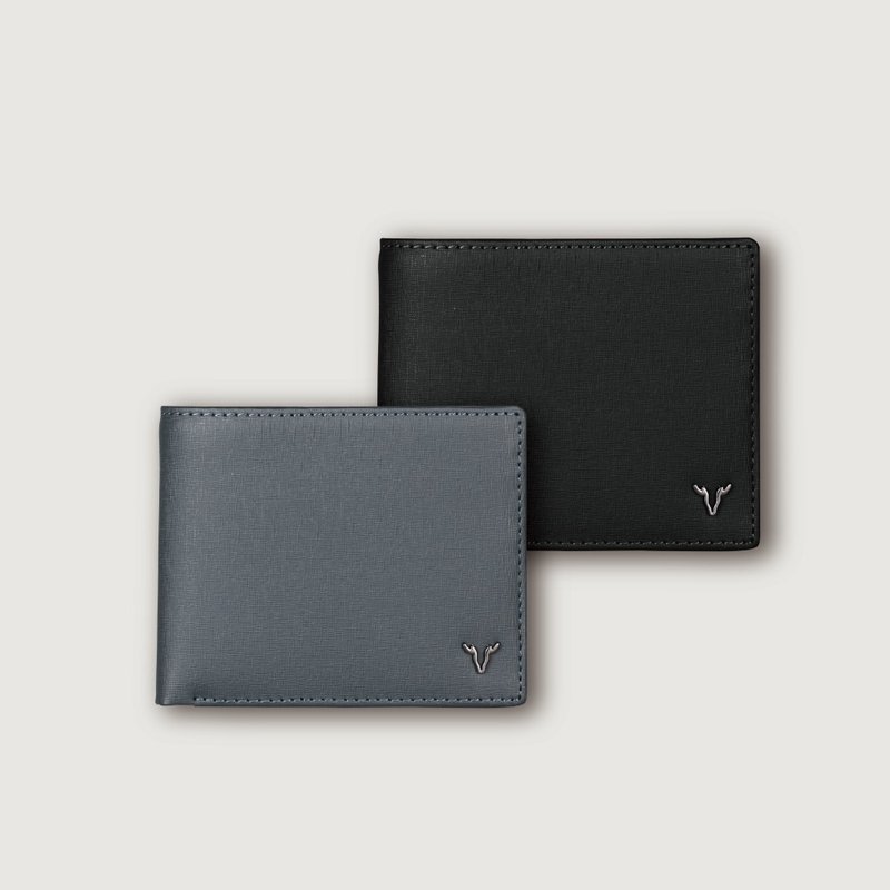 【免费升级送礼包装】亚岱尔 8卡中间翻拉链零钱袋皮夹-两色任选 - 皮夹/钱包 - 真皮 多色