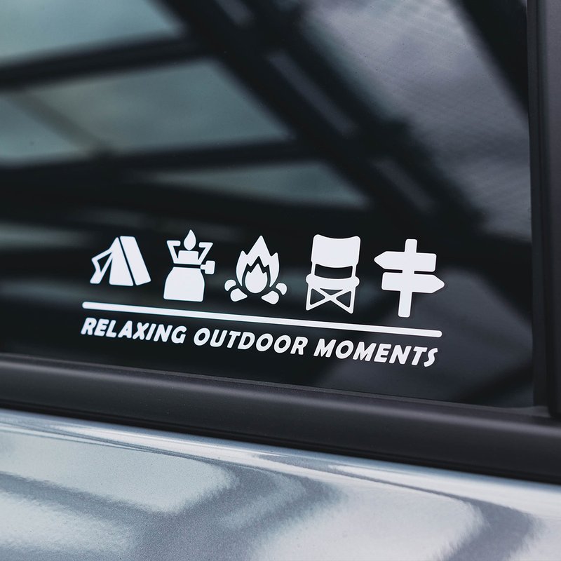 悠闲露营时光/车贴、贴纸 SunBrother孙氏兄弟 - 贴纸 - 防水材质 