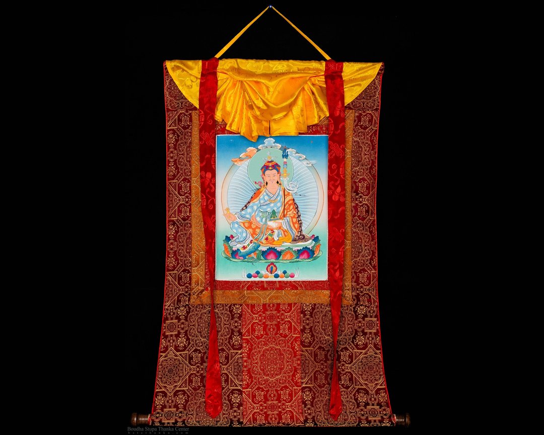 创始人莲花生大士唐卡 建筑师莲花生大士 - 墙贴/壁贴 - 其他材质 多色