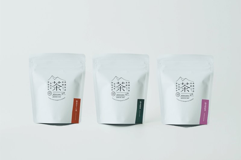 粉末茶3種セット_粉末煎茶、粉末ほうじ茶、粉末和紅茶 - 茶 - 新鲜食材 