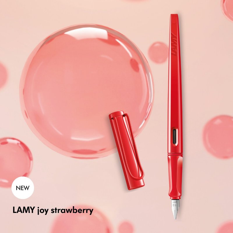 LAMY 钢笔 / JOY 喜悦系列 - 限量 草莓红 - 钢笔 - 塑料 粉红色