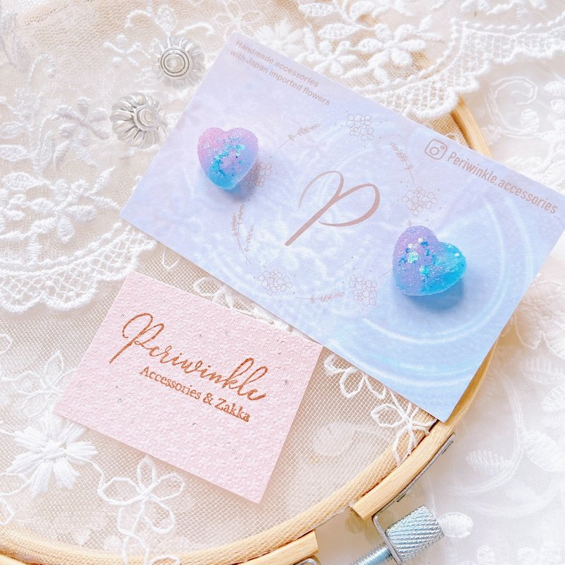 星空糖果耳环 梦幻 少女 礼物 手作 日系 - 耳环/耳夹 - 其他材质 多色