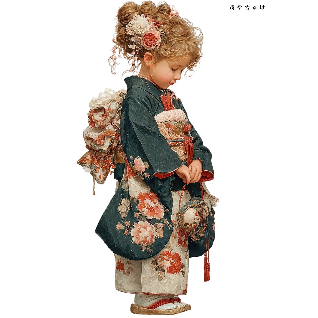 【12月新品4】07-114-0188 人物贴纸 和服复古 - 贴纸 - 纸 