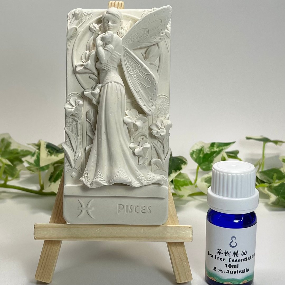 12星座 花仙子扩香摆饰 双鱼座 香氛摆件 附木架 - 香薰/精油/线香 - 其他材质 白色