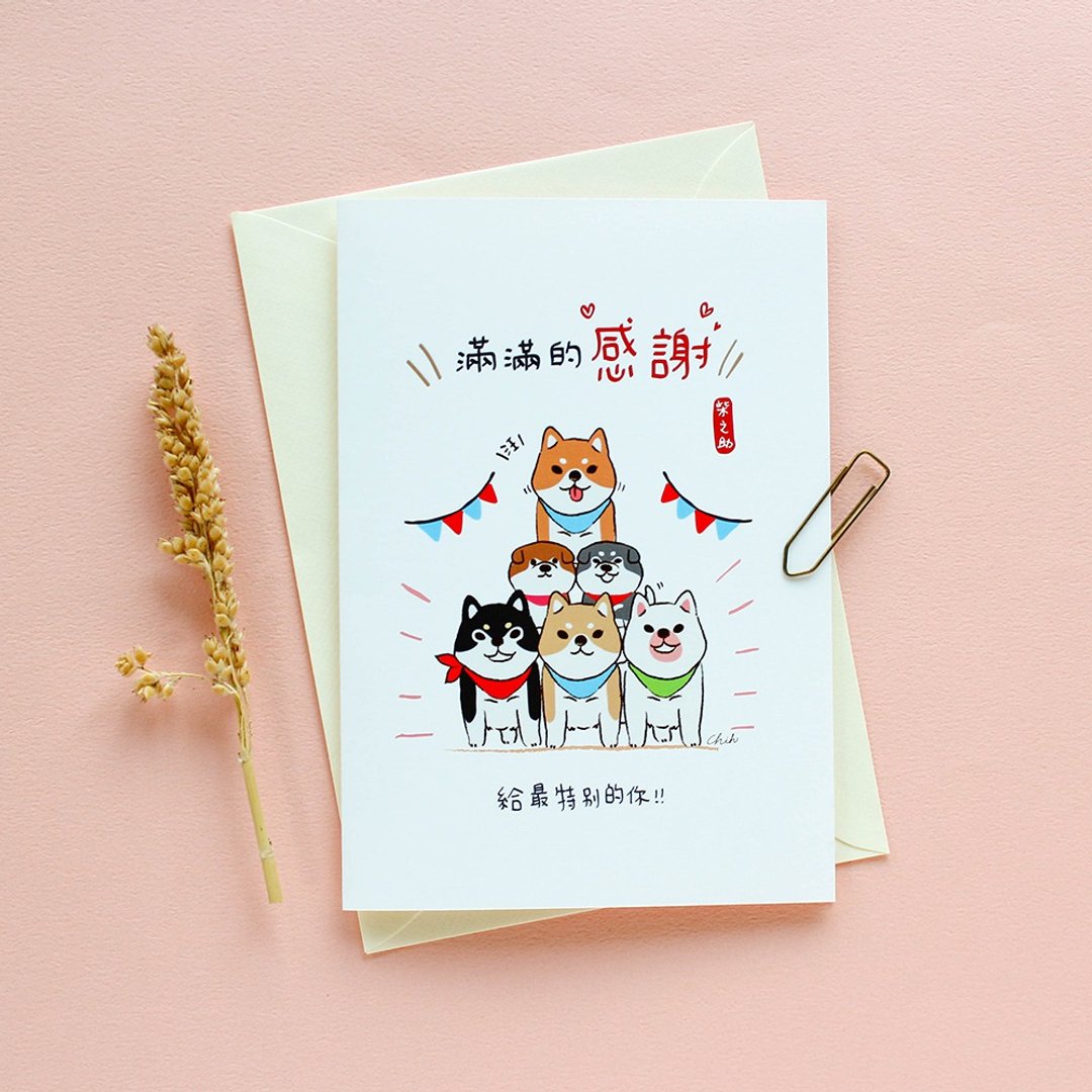 柴之助 / 50K 卡片 - SGC-216B - 卡片/明信片 - 纸 白色