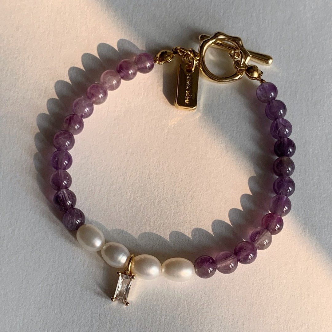 PEACE & PROTECTION BRACELET (宁静与守护手链)：带来心灵平静，舒缓焦虑，吸引正面能量。 - 手链/手环 - 石头 