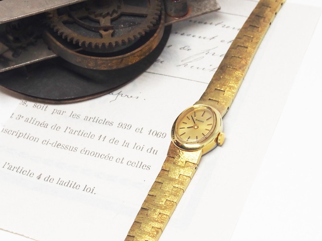 1970 vintage RADO 瑞士雷达表  - 女表 - 其他金属 金色