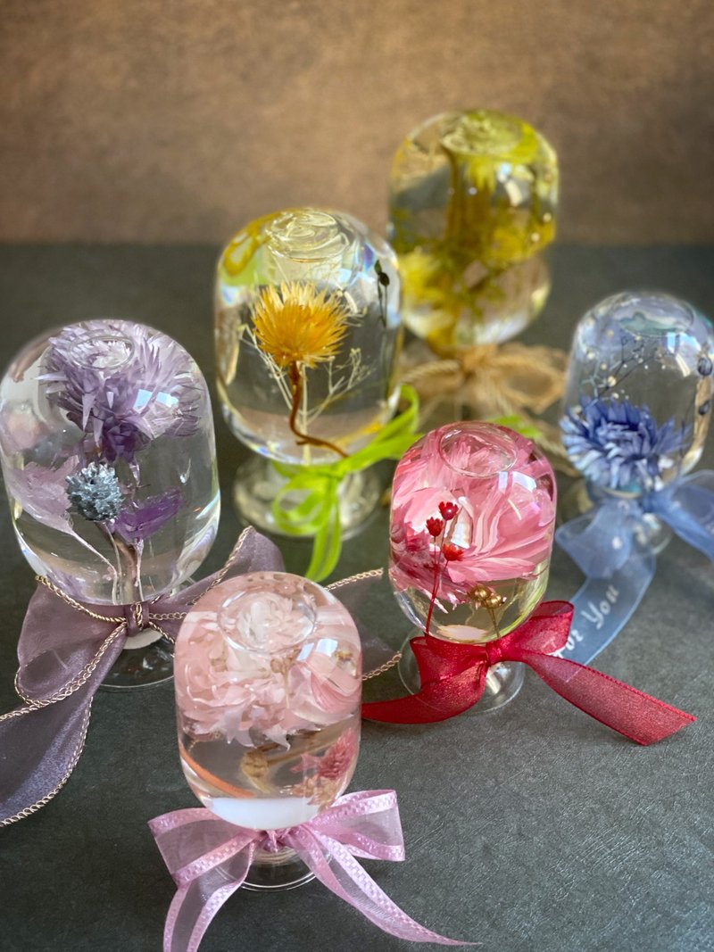 浮游花瓶 不凋花 定制化礼物 工商赠礼 婚礼小物 毕业礼 谢师礼 - 干燥花/捧花 - 植物．花 多色