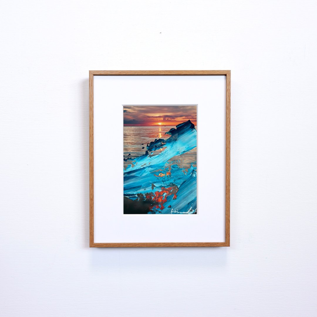 【画】压克力画/日本插画/日本制/室内艺术/海 - 插画/绘画/写字 - 压克力 蓝色