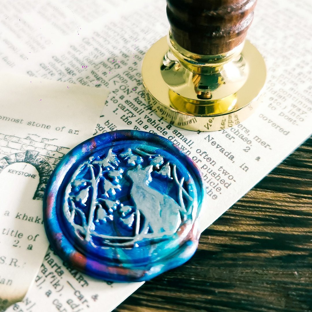 火漆印章-貓咪 手帳印章 封蠟章頭 可單售章頭 - 印章/印台 - 其他金属 