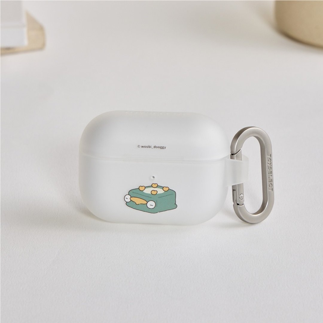 呜比的朋友绿豆糕强悍防摔 AirPods 保护套 - 耳机收纳 - 塑料 多色