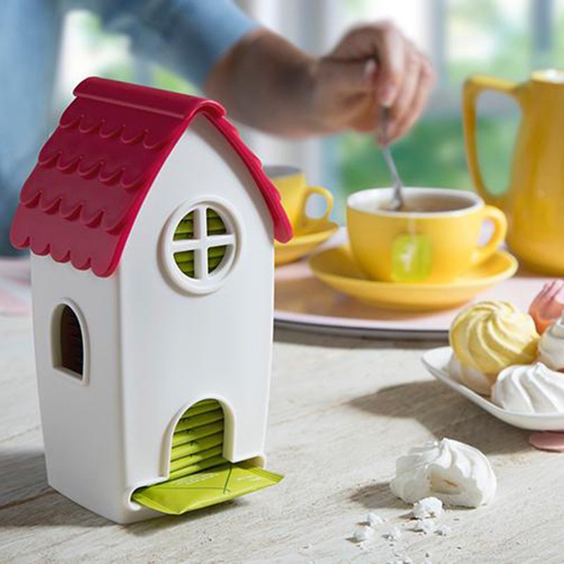 OTOTO 茶邸家-茶包收纳盒 - 茶具/茶杯 - 塑料 红色