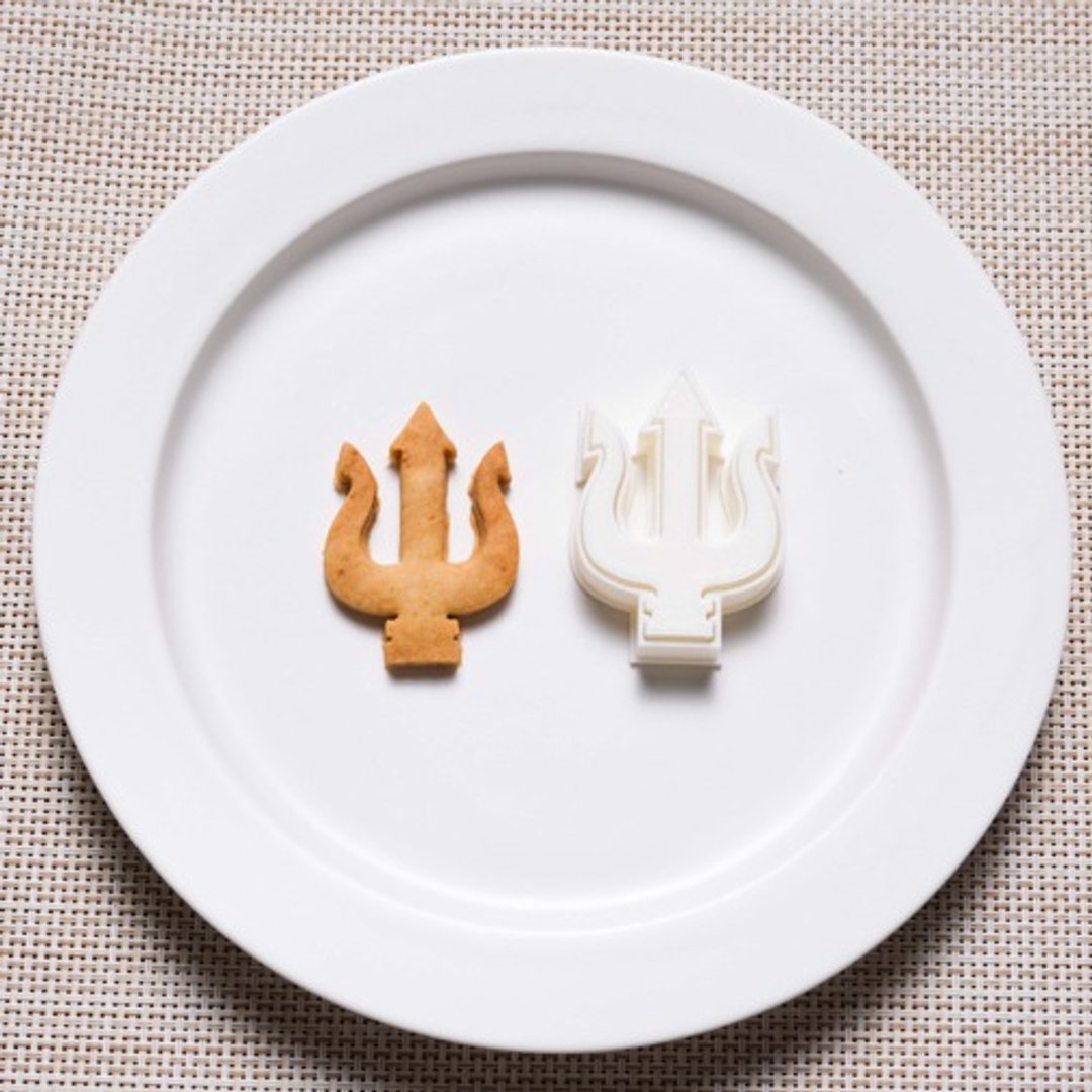 Trident (cookie cutter/cookie cutter) - 厨房用具 - 木头 