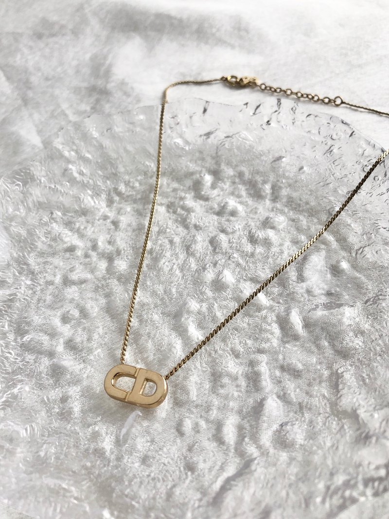 【日本直送 名牌中古包】Christian Dior クリスチャン ディオール 项链 典雅金色 CD vintage 2dmcuz - 项链 - 其他材质 金色